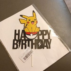 Pokemon cake topper